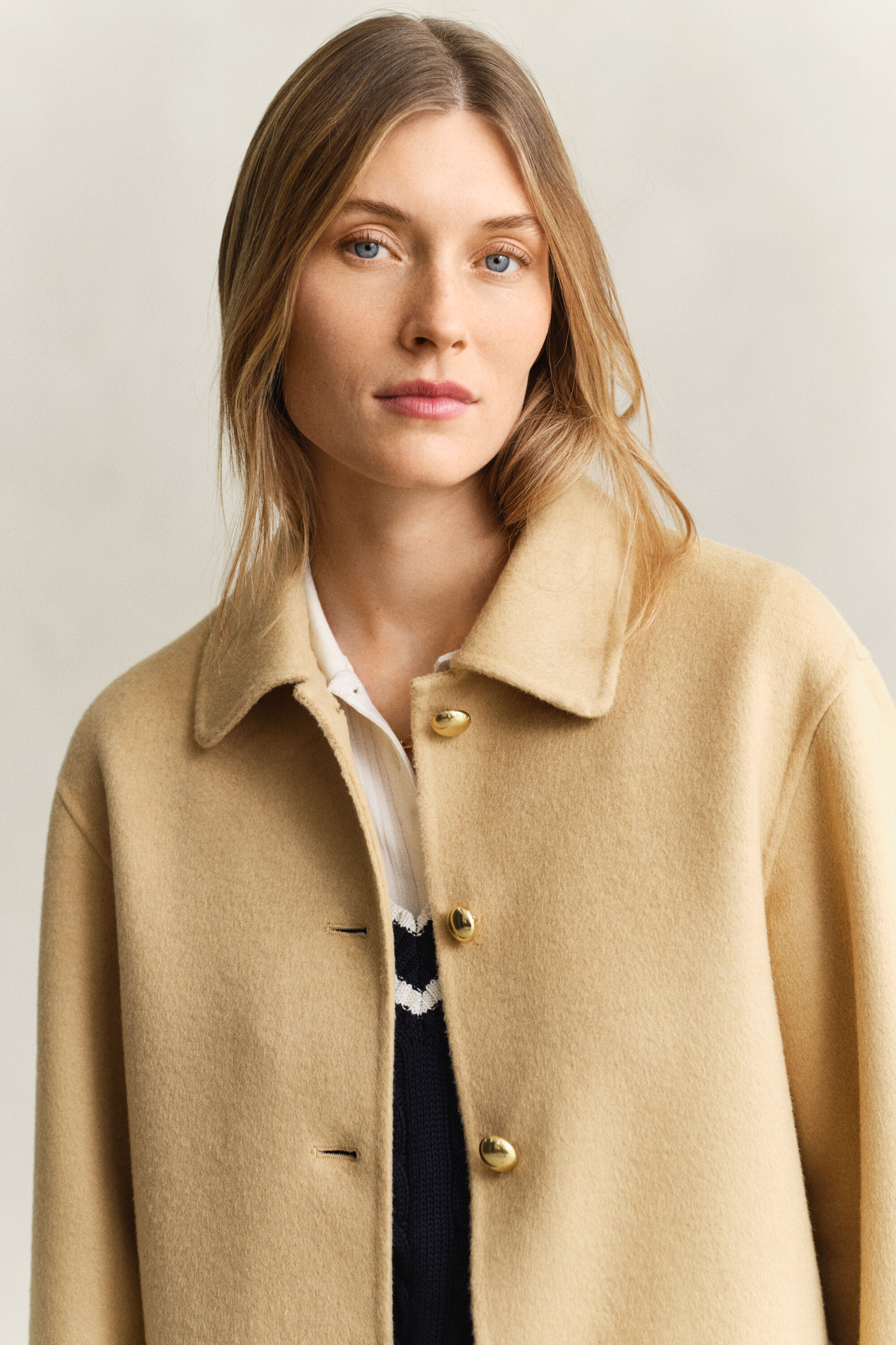 Casaco cosido à mão