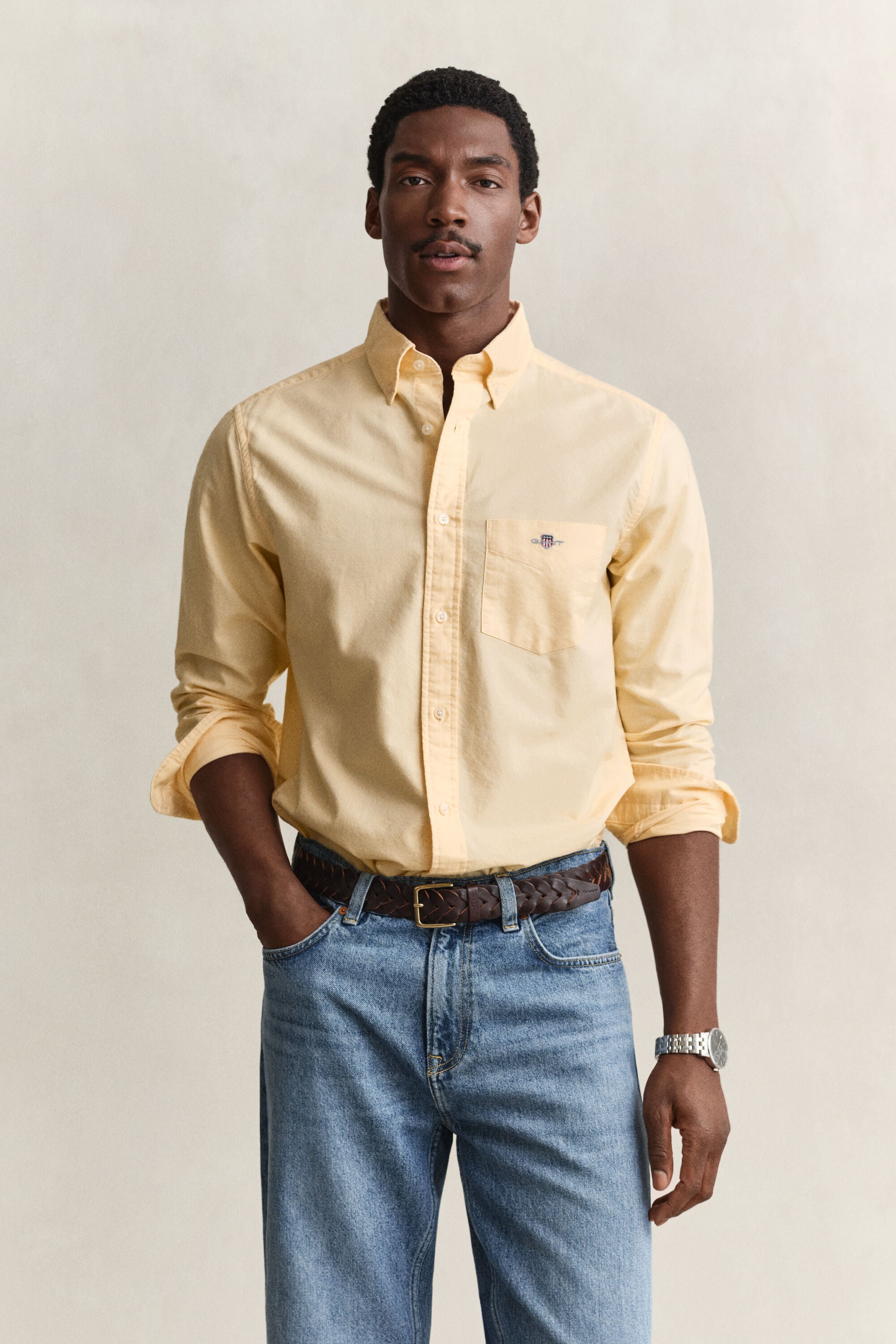 Camisa Oxford clássica regular fit
