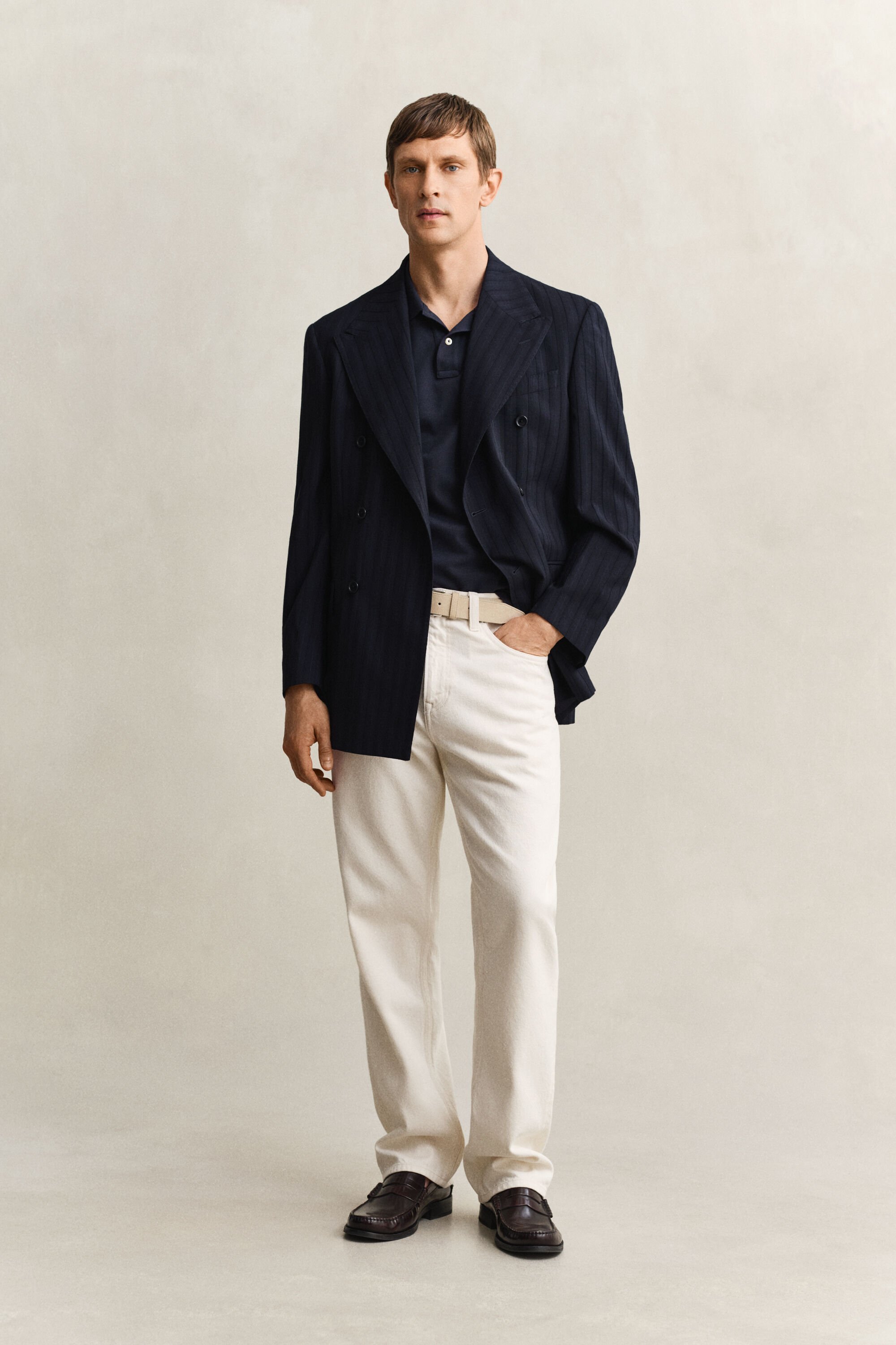 Polo em algodão piqué Shield slim fit