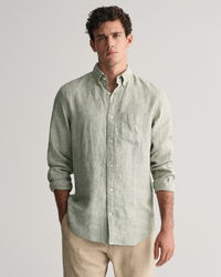 Camisa de linho regular fit