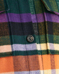 Sobrecamisa com padrão axadrezado