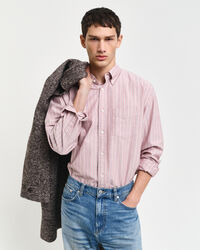 Camisa Oxford Heritage &agrave;s riscas relaxed fit