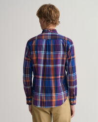 Camisa colorida Madras regular fit