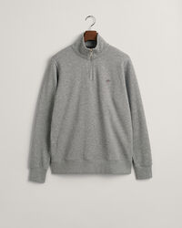 Sweatshirt com meio fecho Archive Shield bordada Seasonal Essential