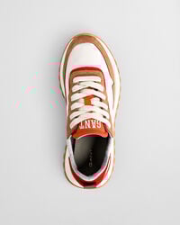 Ténis em nylon e camurça Caffay