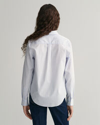 Camisa em popelina gingham regular fit