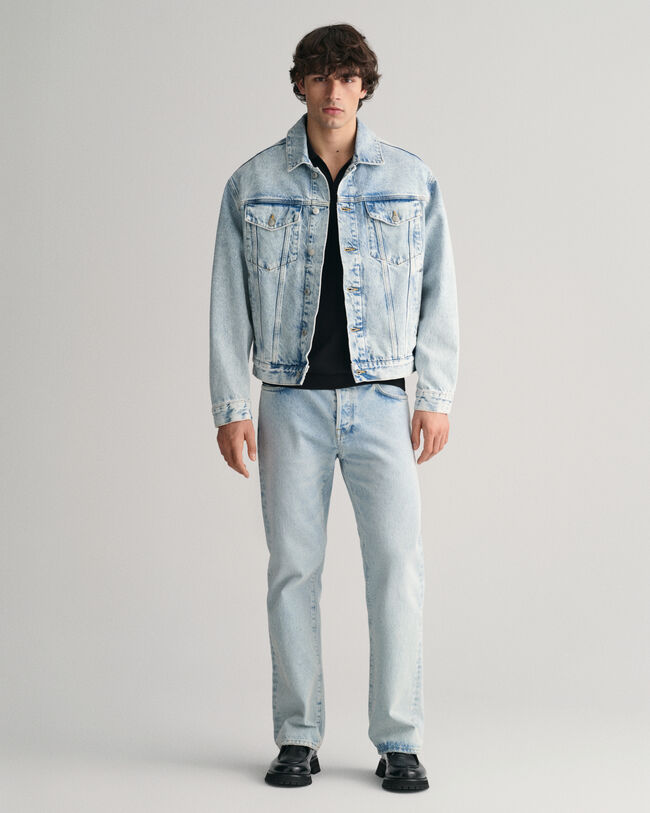 Camisola de malha aberta estilo polo