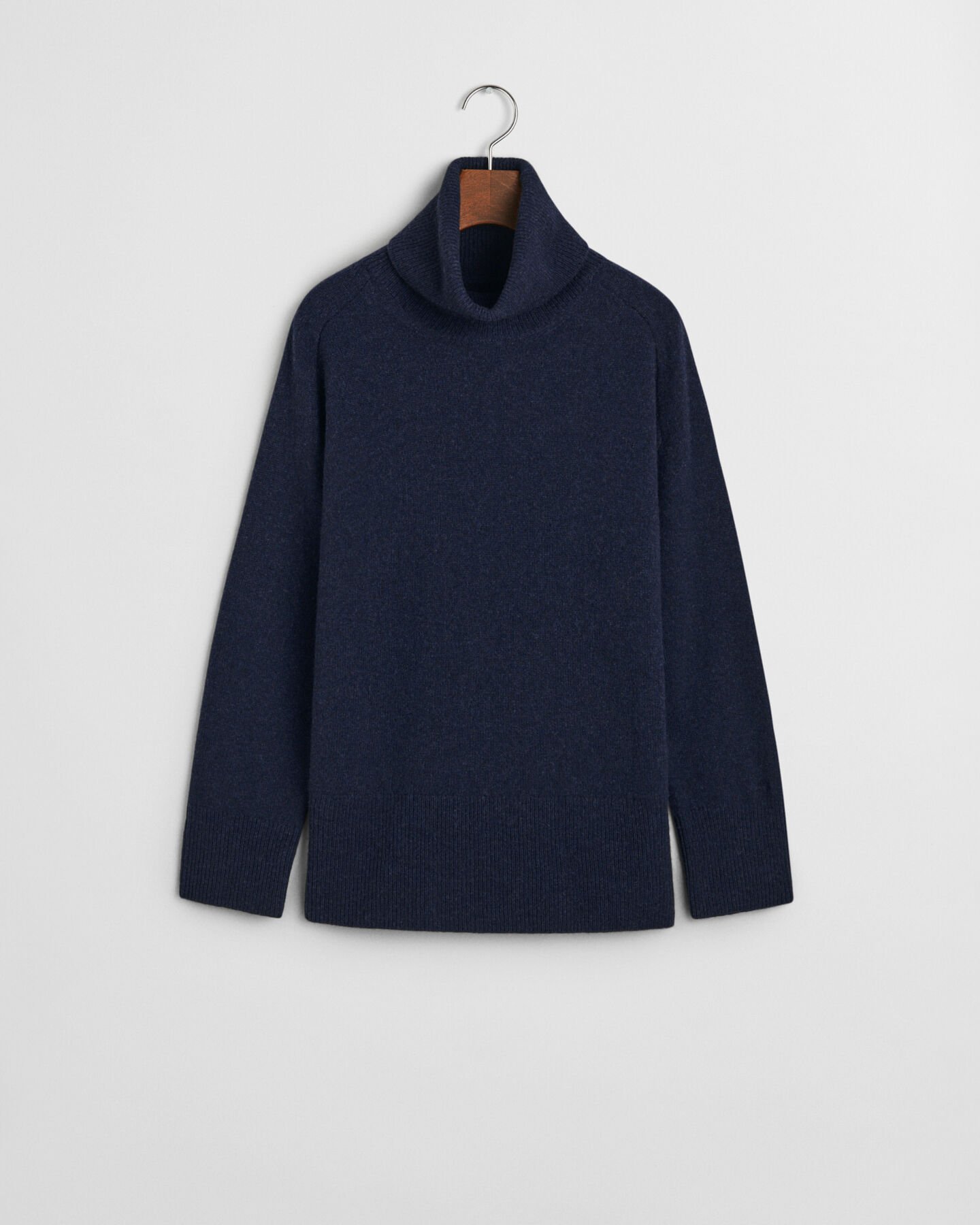 Camisola de gola alta Herringbone Detail