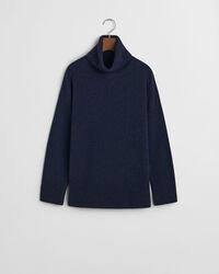 Camisola de gola alta Herringbone Detail