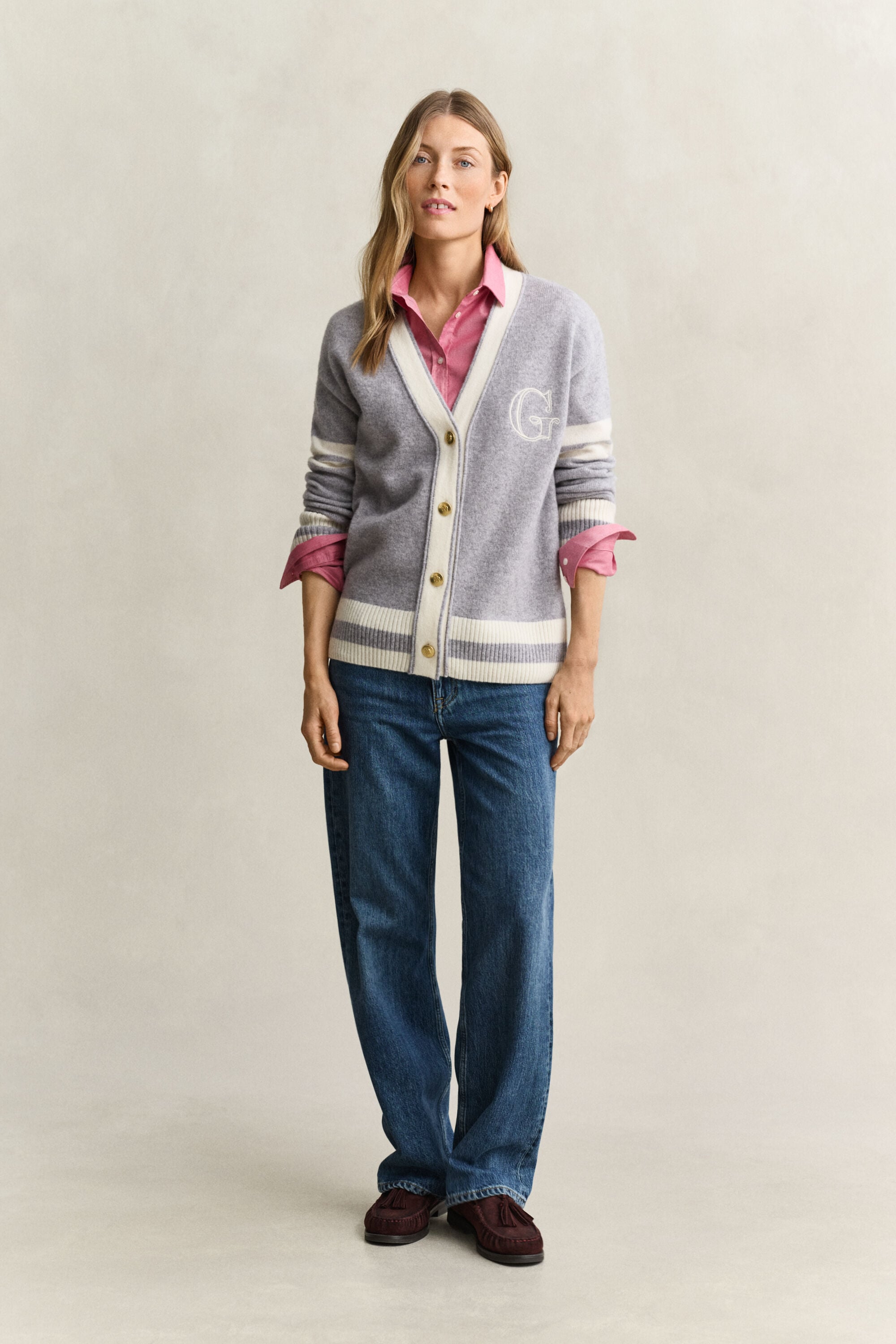 Casaco de malha Gant Varsity