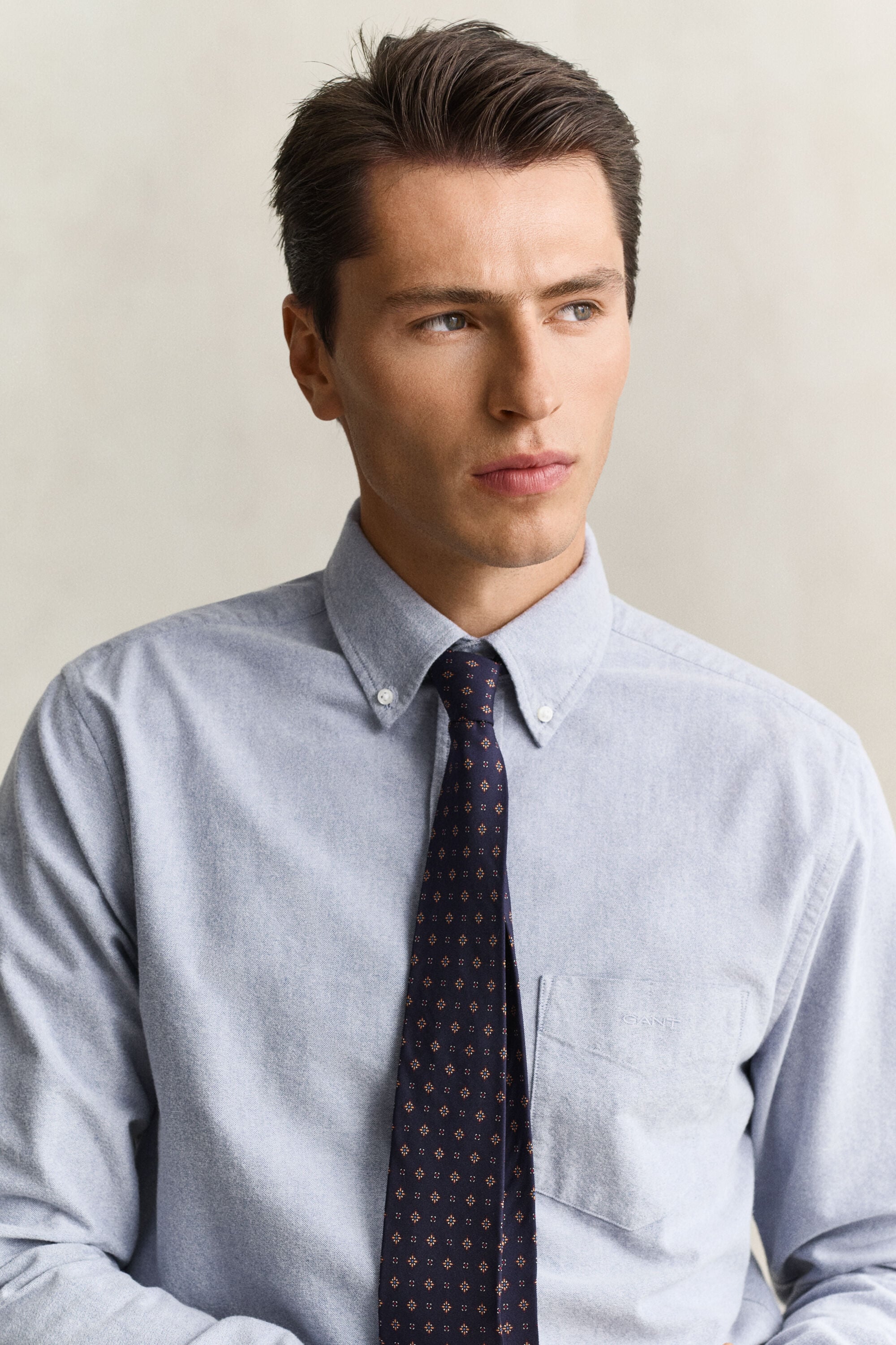 Camisa Oxford escovada