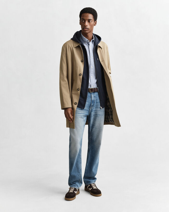 Sweatshirt com capuz e fecho Shield