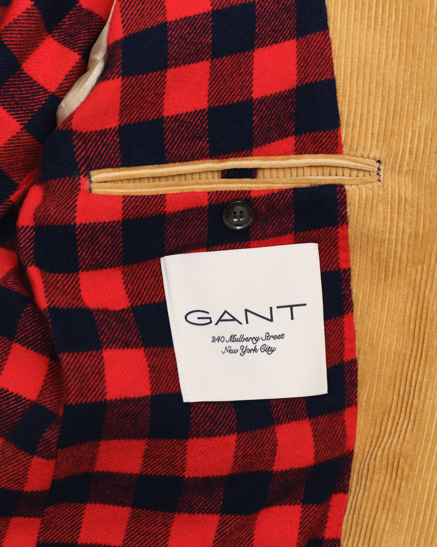 Blazer de bombazina regular fit