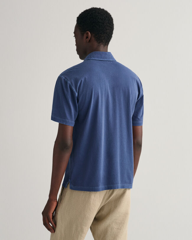 Polo em jersey Sunfaded