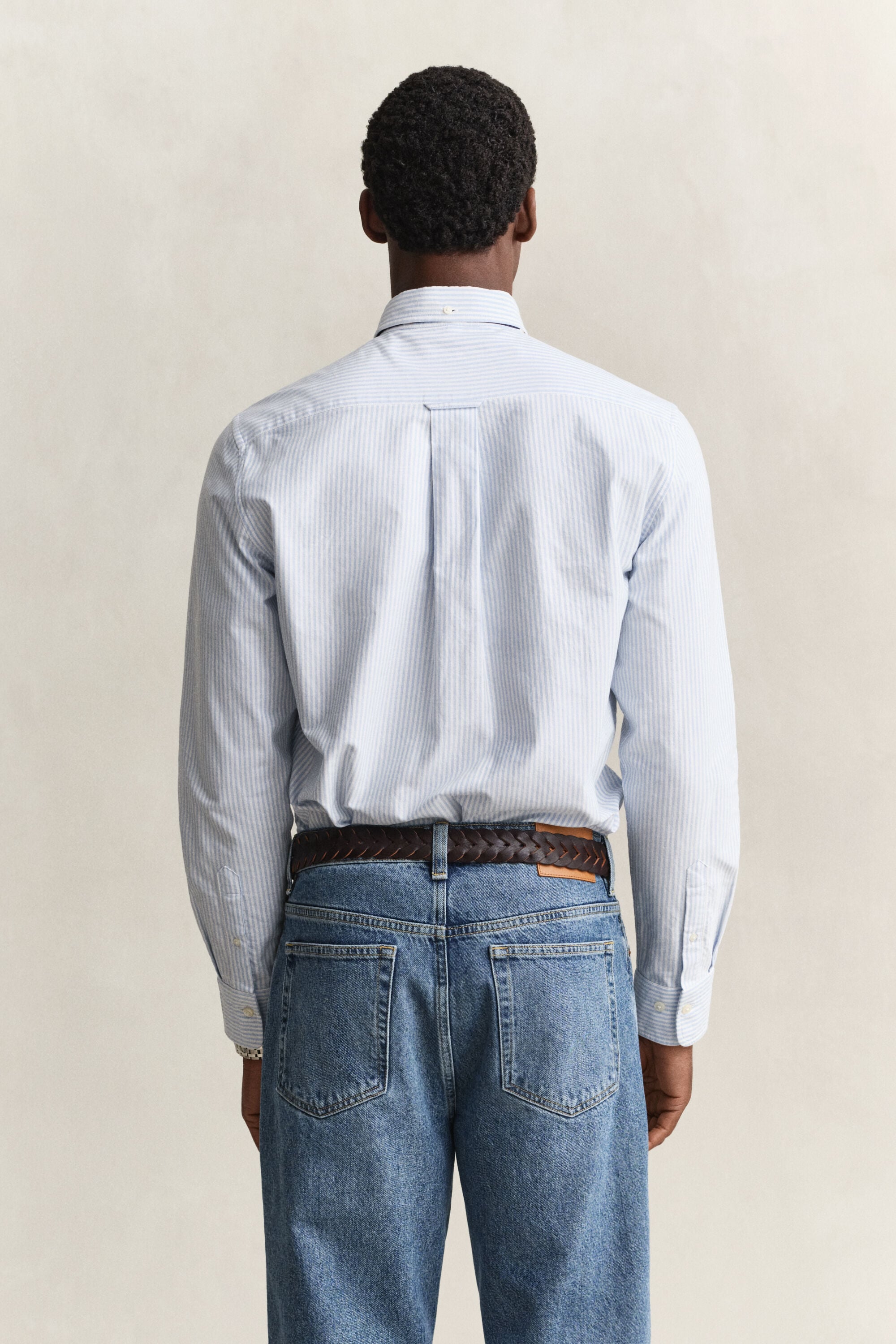 Camisa Oxford às riscas Classic regular fit