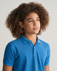 Polo em algod&atilde;o piqu&eacute; Sunfaded Teens