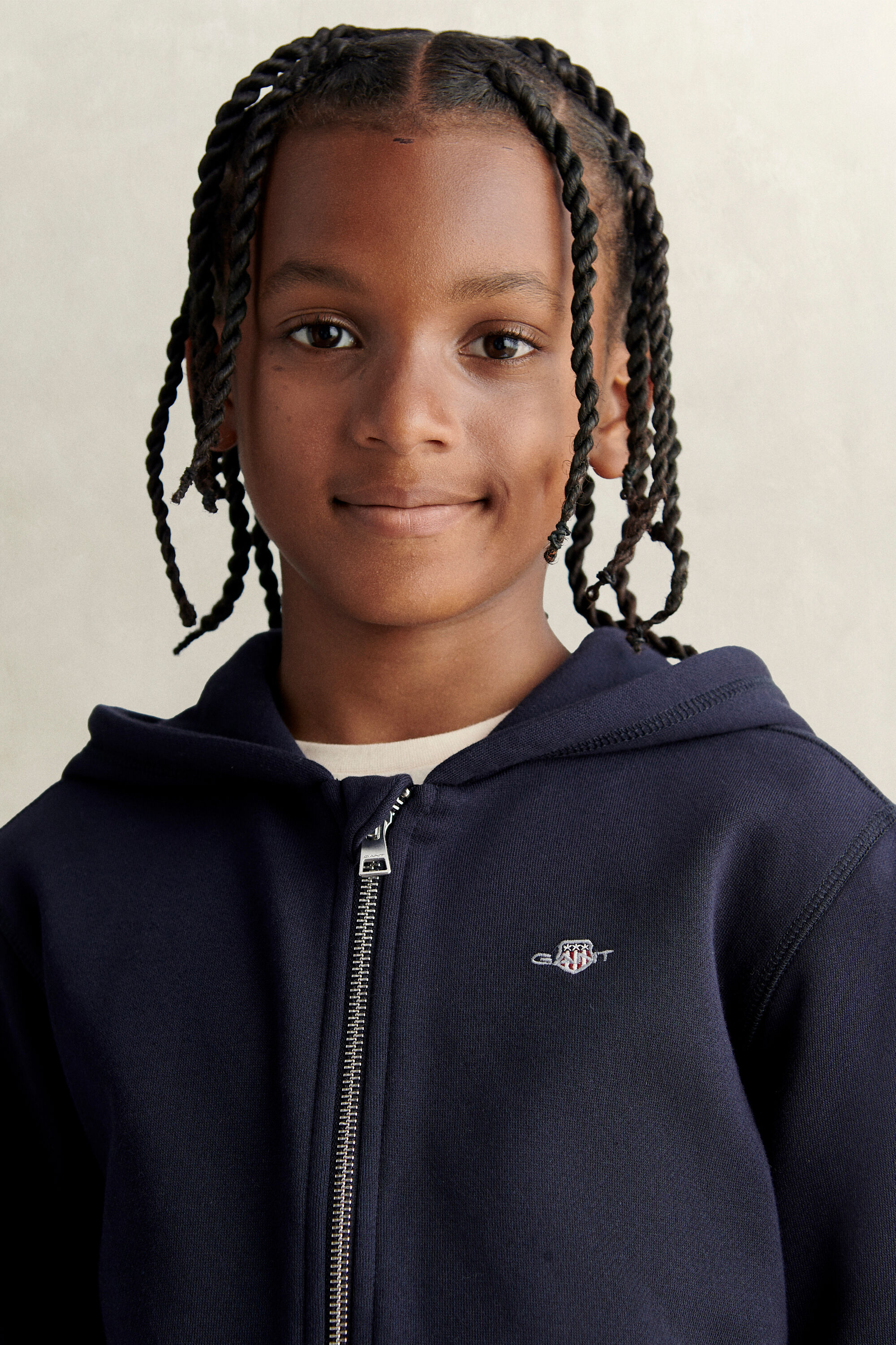 Sweatshirt com capuz e fecho de correr Shield Teens