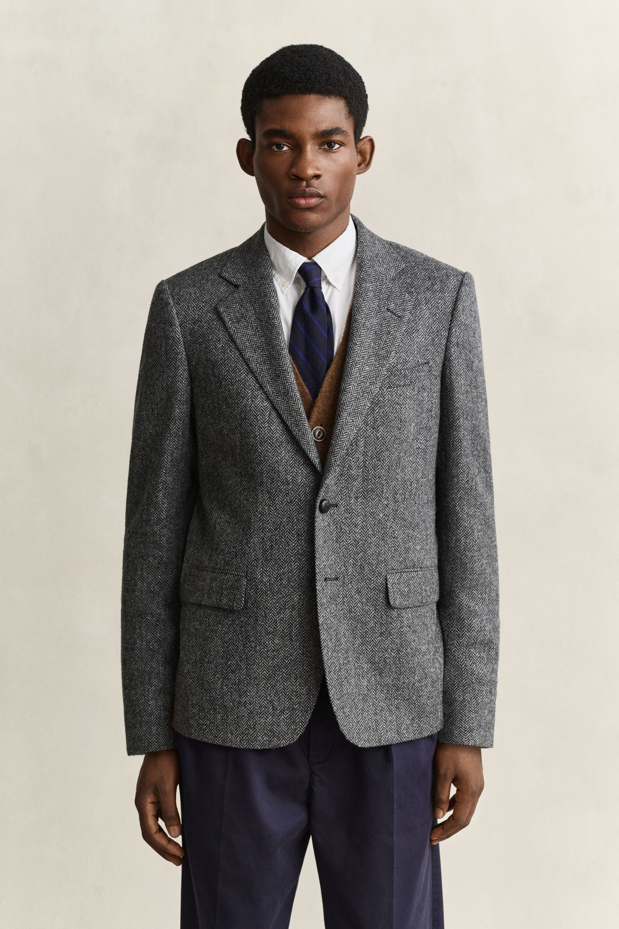 Blazer em tweed Gant x Yale