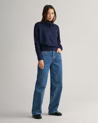 Pulover de malha Metallic Polo