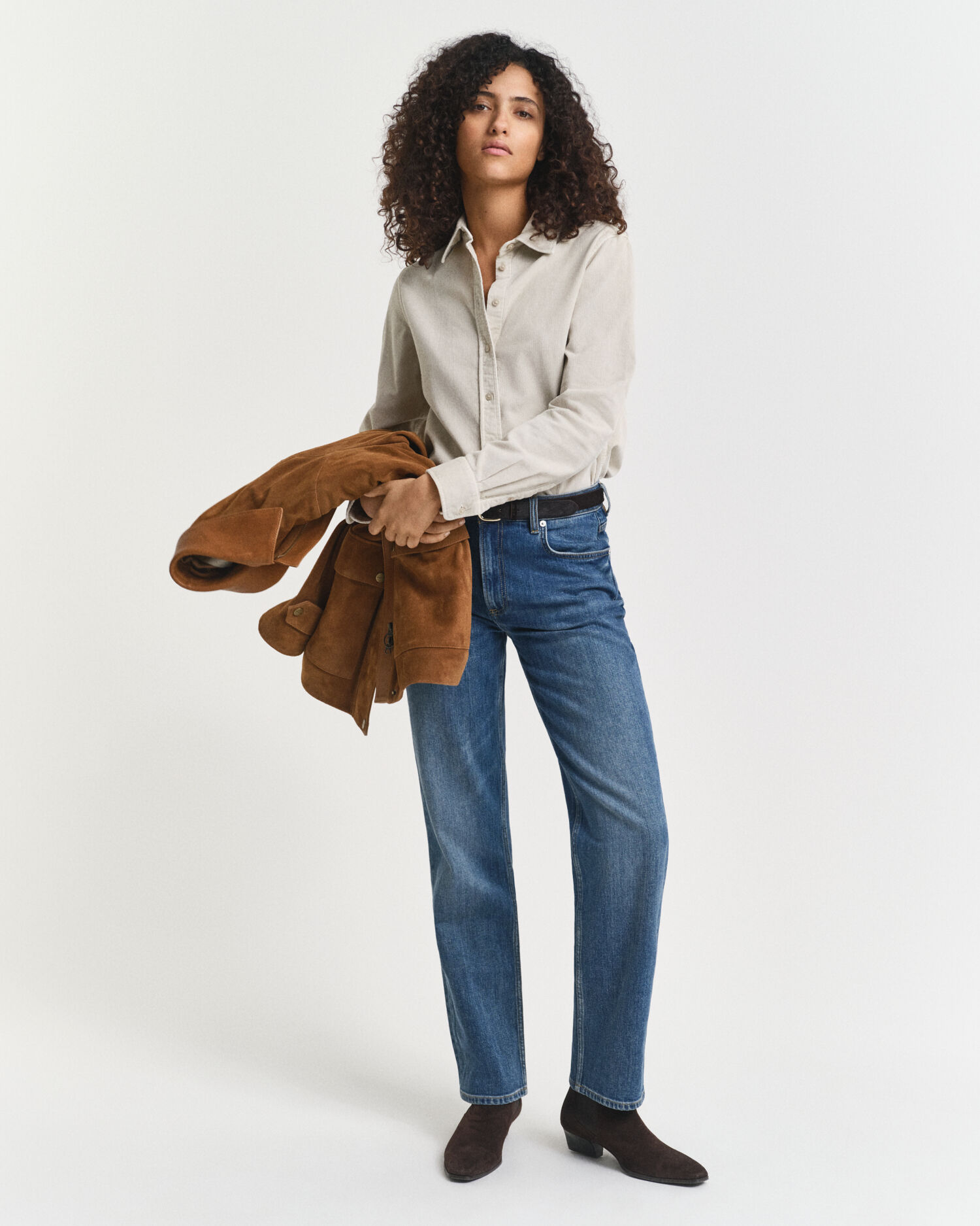 Camisa de bombazina regular fit