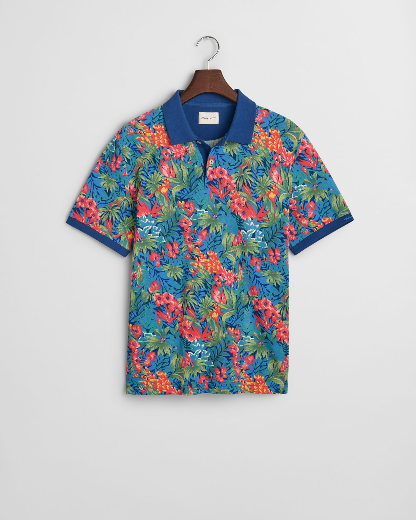 Polo multicolor Tropical Print