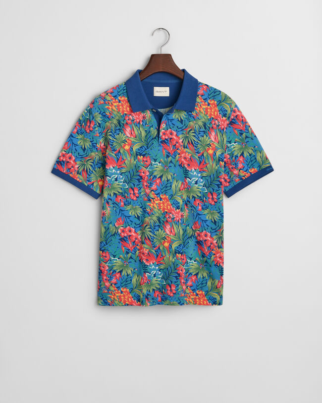 Polo multicolor Tropical Print