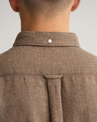 Camisa com padrão espinha de peixe regular fit