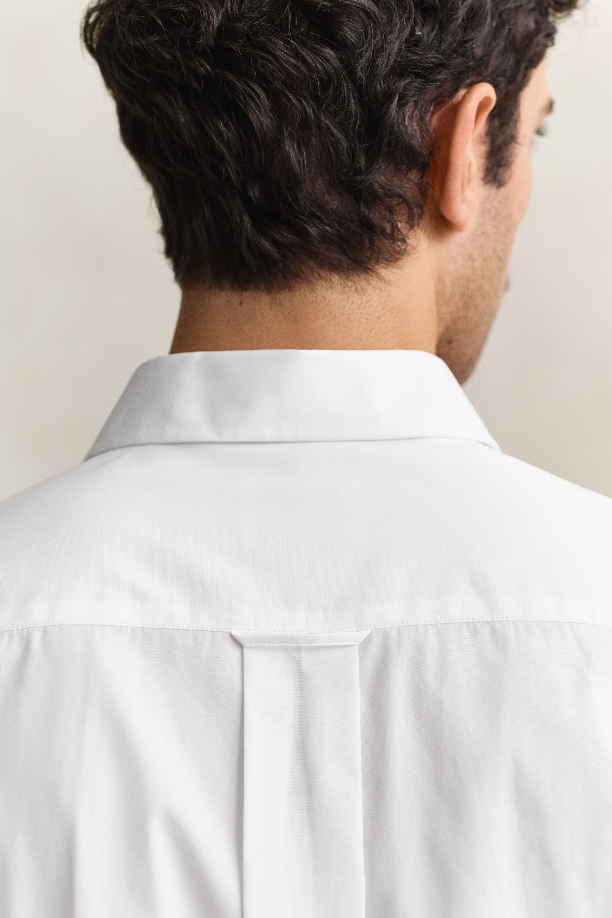 Vestido-camisa em popelina