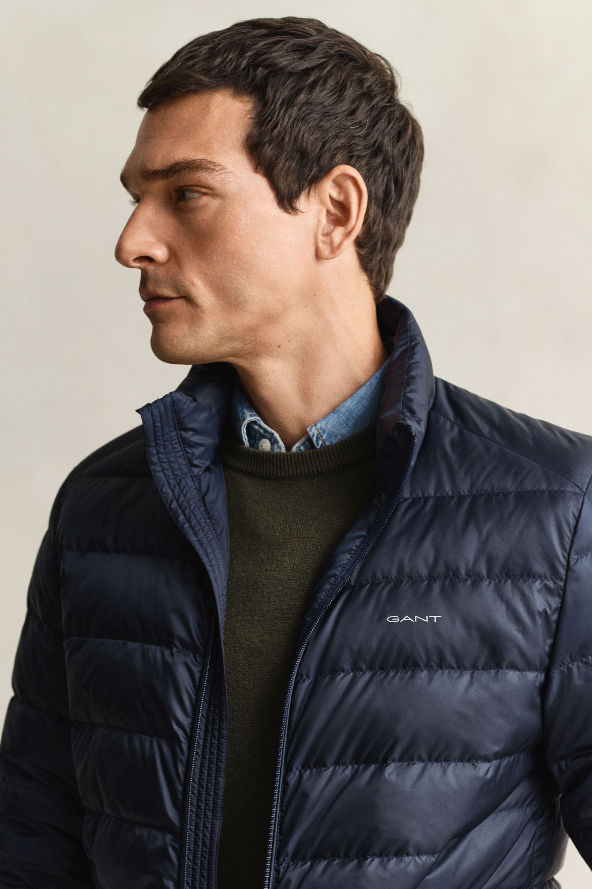 Blusão de penas leve