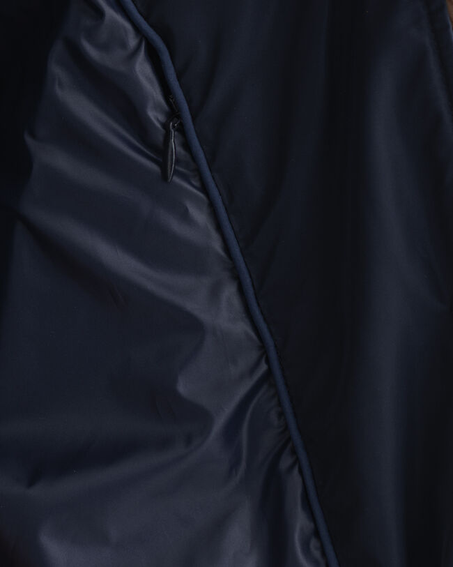 Casaco estilo treinador acolchoado