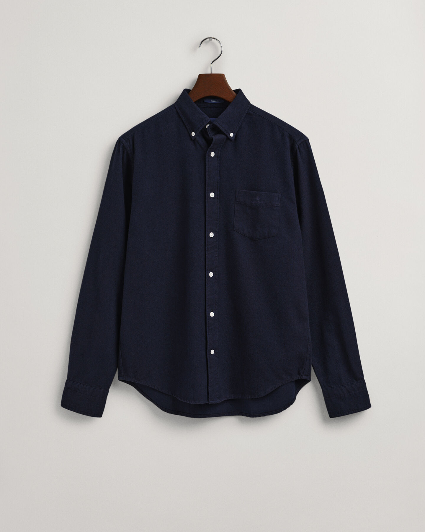 Camisa com padr&atilde;o espinha de peixe regular fit