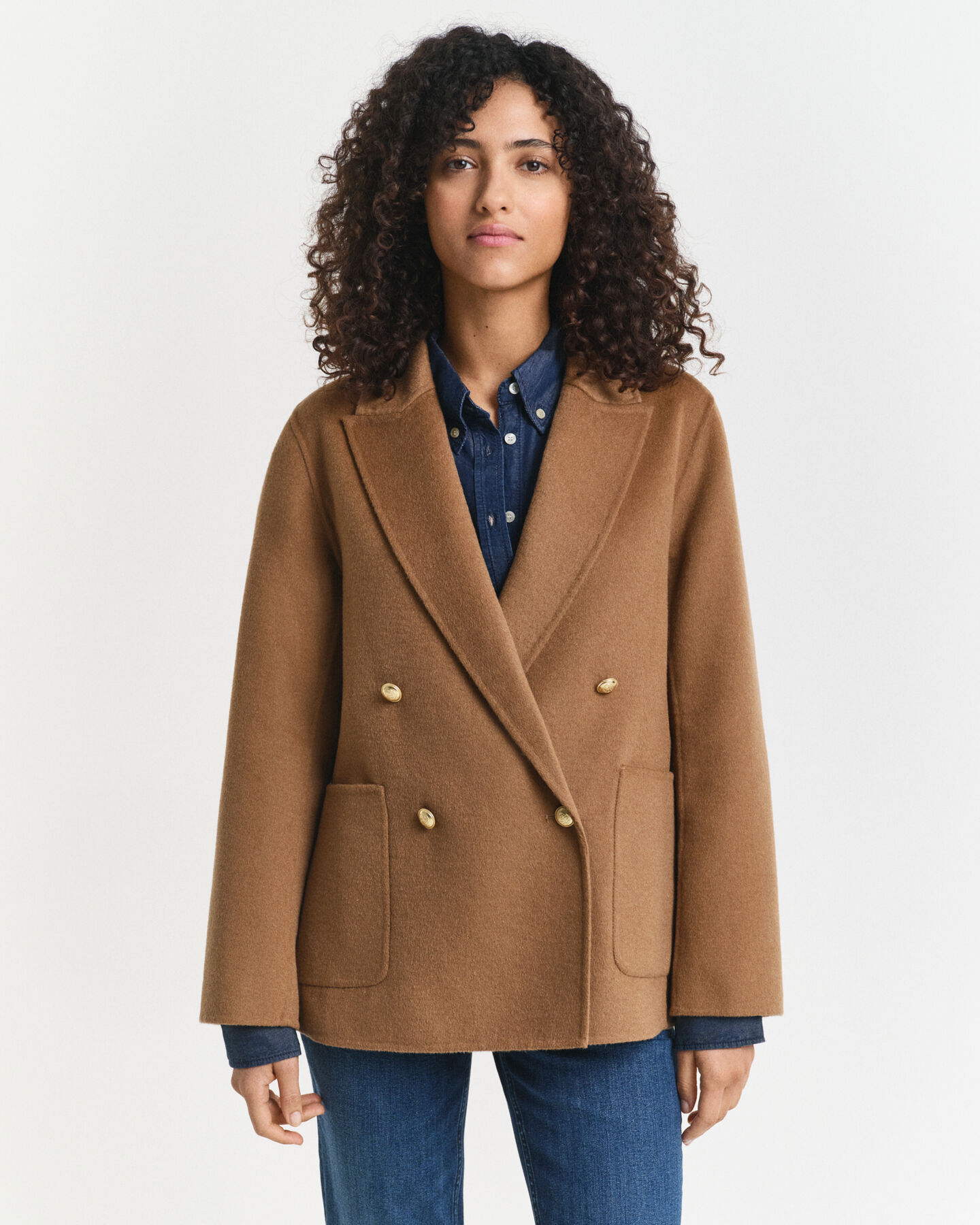 Blazer Club cosido à mão regular fit