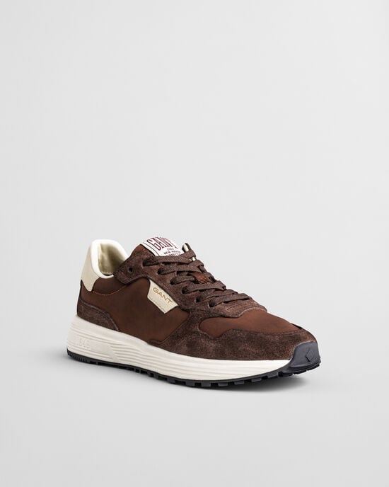 Ténis em nylon e camurça Beywin