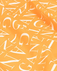 Sarongue com estampado Typography