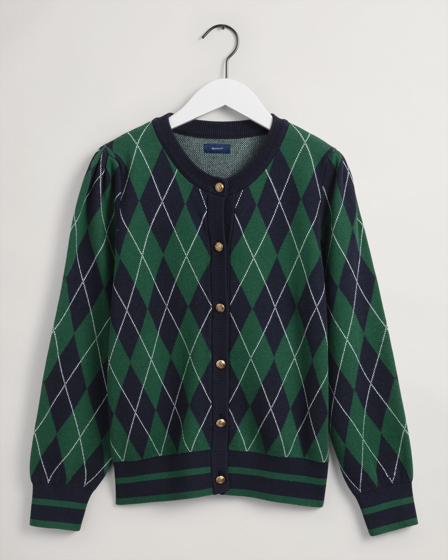 Casaco de malha Argyle