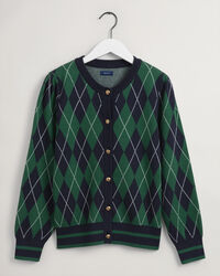 Casaco de malha Argyle