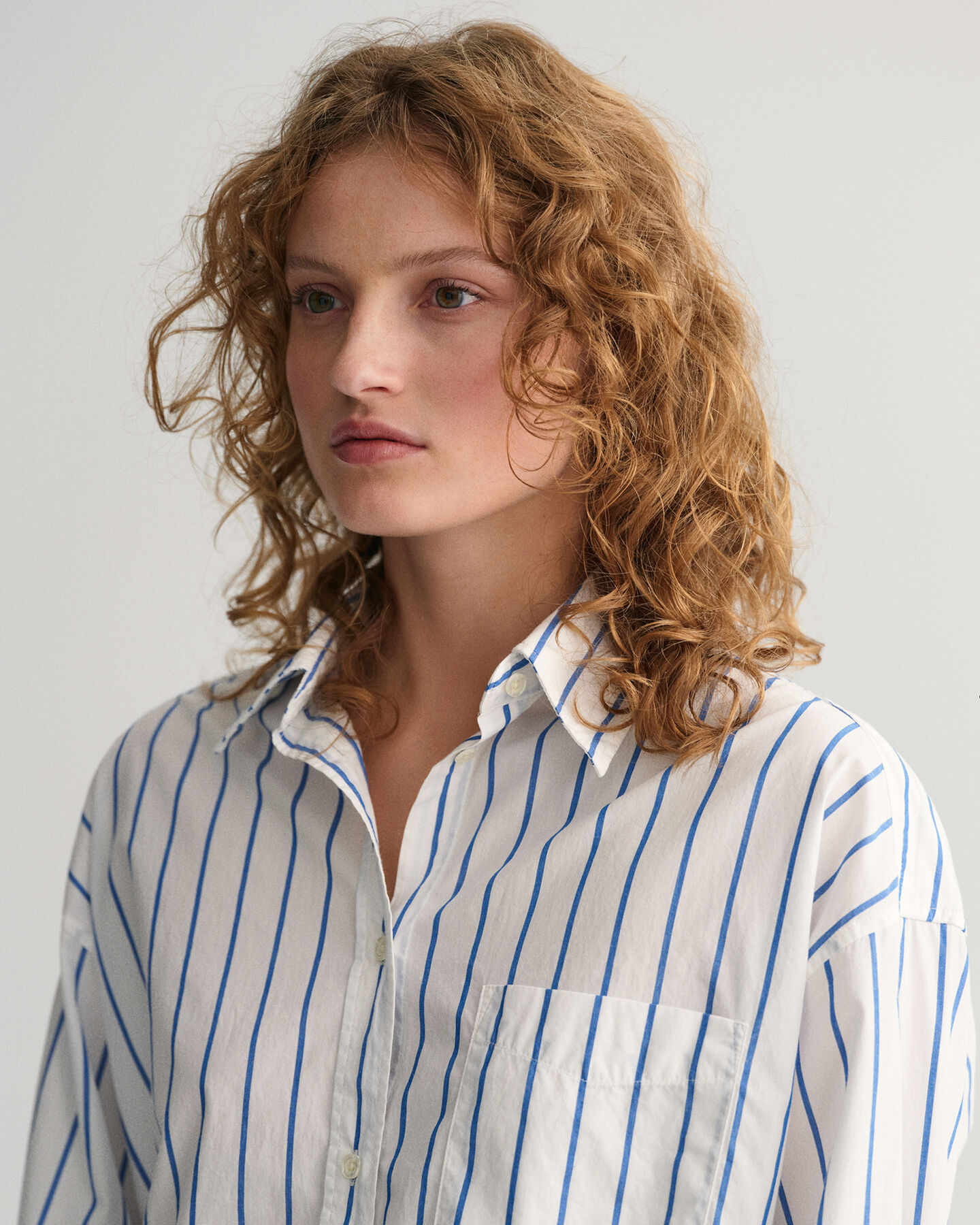 Camisa &agrave;s riscas oversized