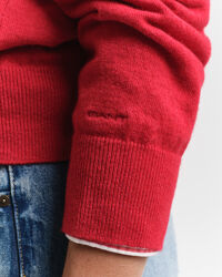 Pullover com decote em V Contrast