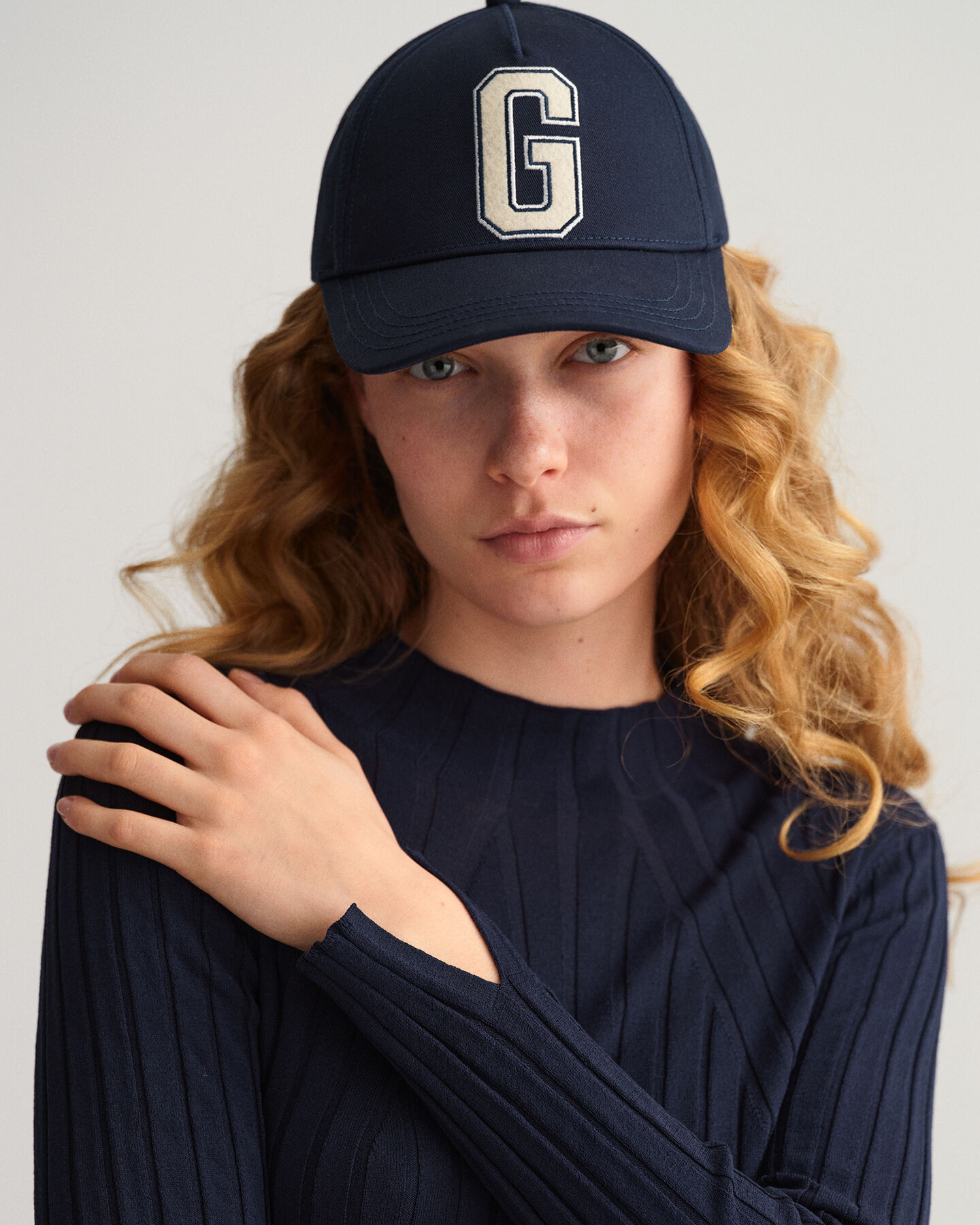 Camisola em malha canelada