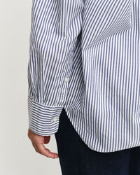 Camisa Luxury Oxford às riscas relaxed fit