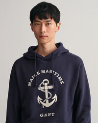 Sweatshirt com capuz Maritime