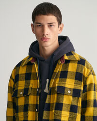 Sobrecamisa Buffalo em mistura de l&atilde;