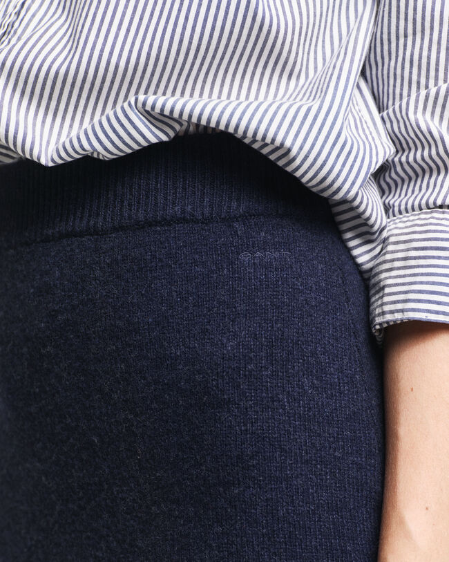 Saia em malha de lã