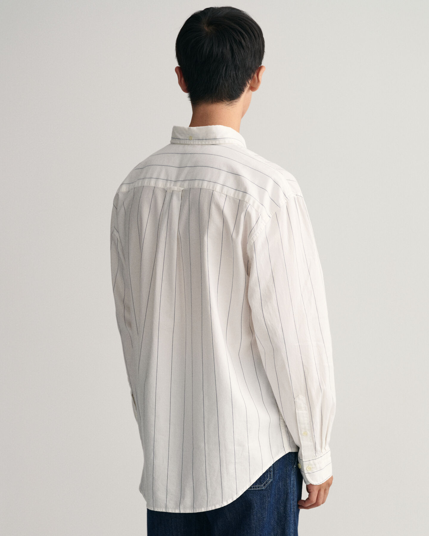 Camisa Oxford pinstripe relaxed fit