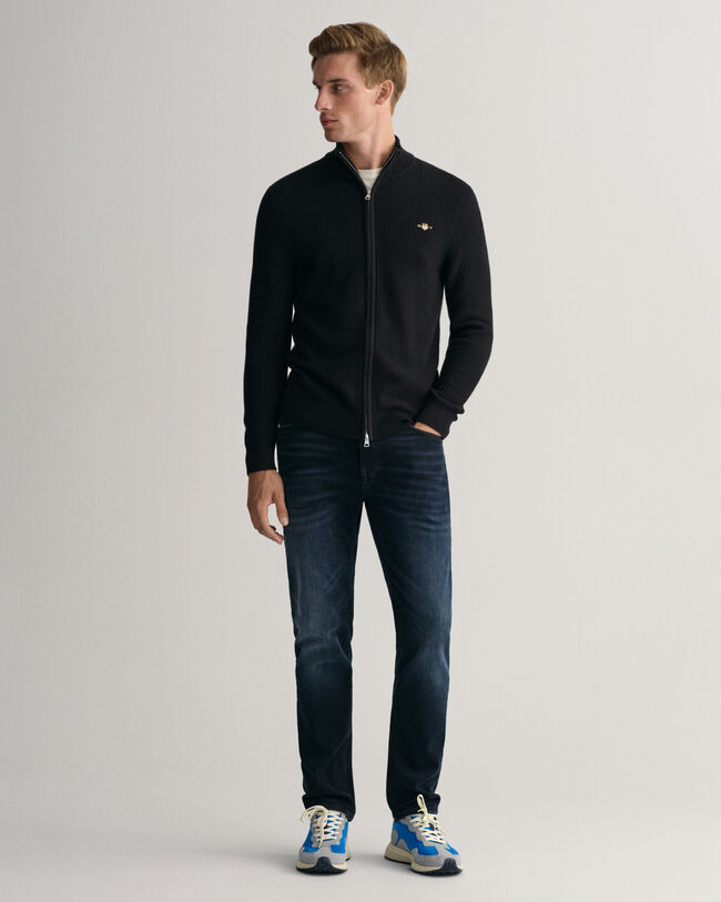 Casaco de malha em algodão Texture