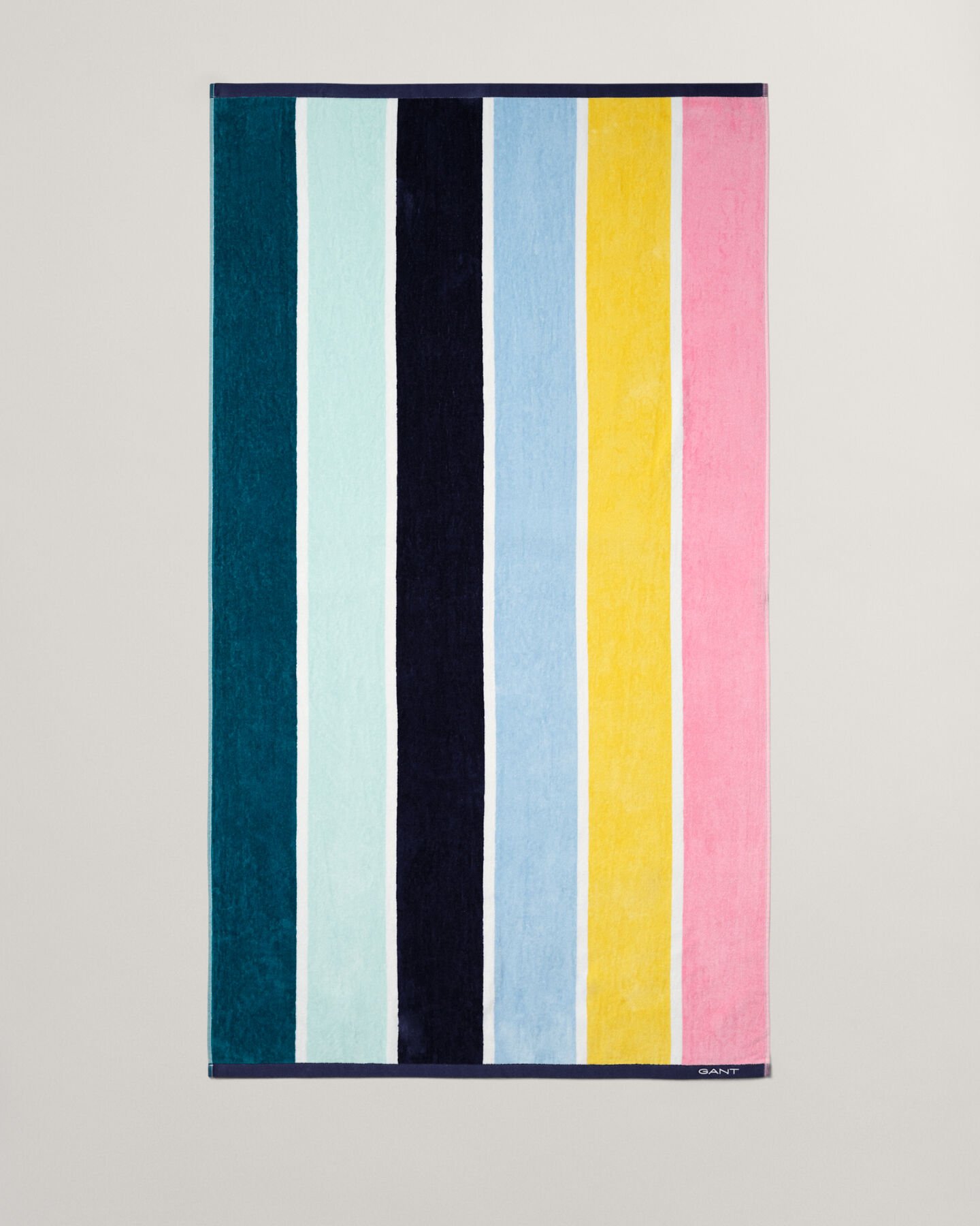 Toalha de praia às riscas