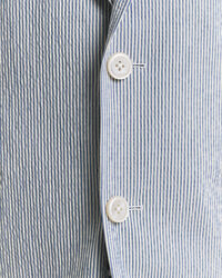 Casaco de fato Seersucker slim fit