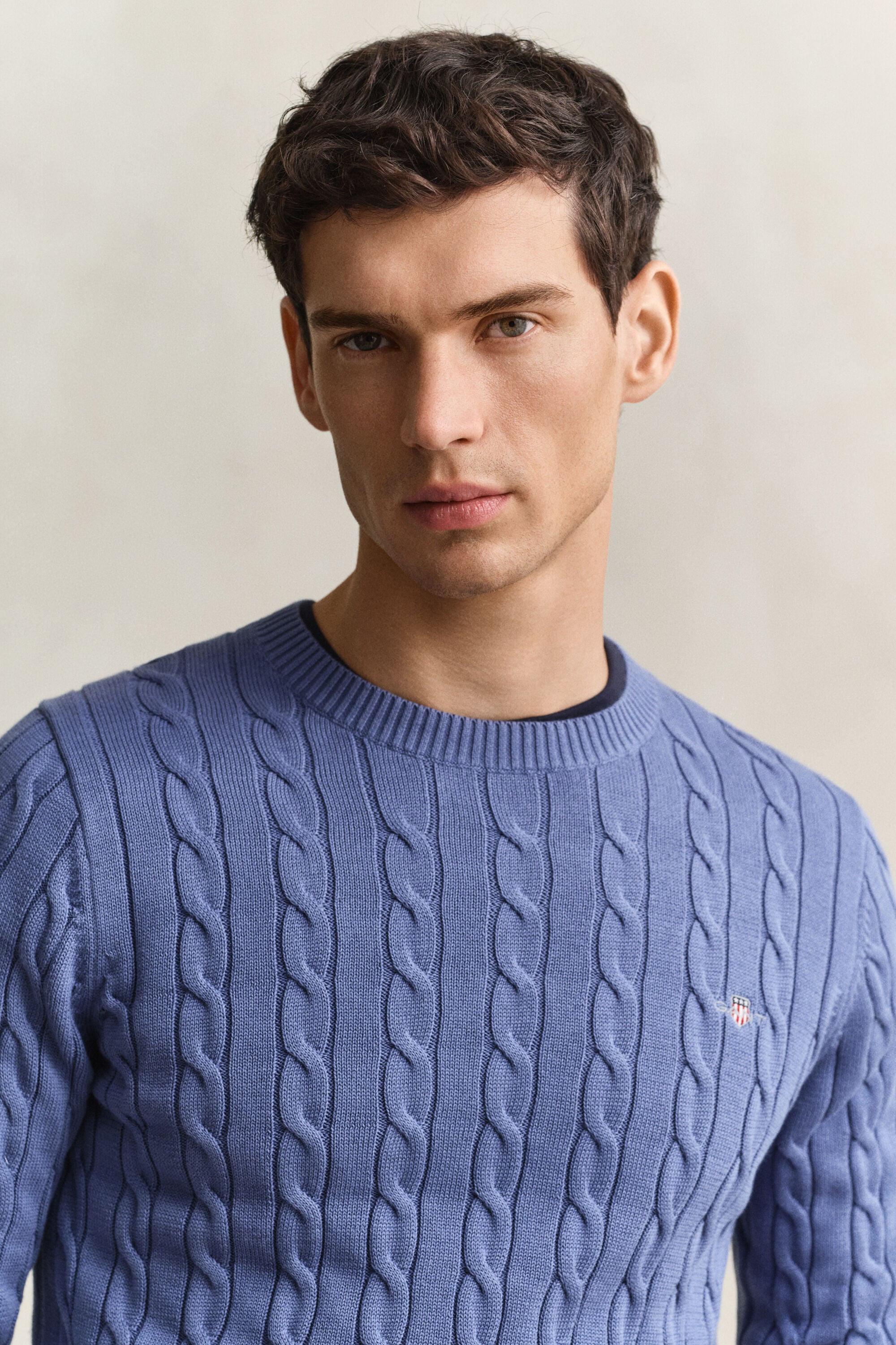 Camisola em malha entrançada Classic