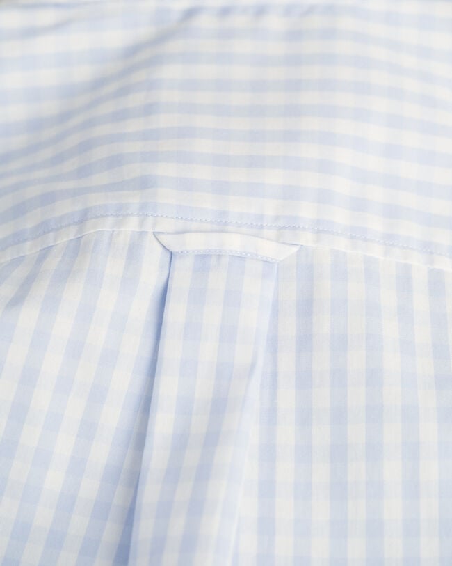 Camisa em popelina gingham regular fit