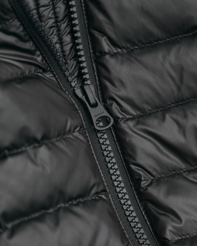 Blus&atilde;o de penas acolchoado leve e brilhante Teen Girls